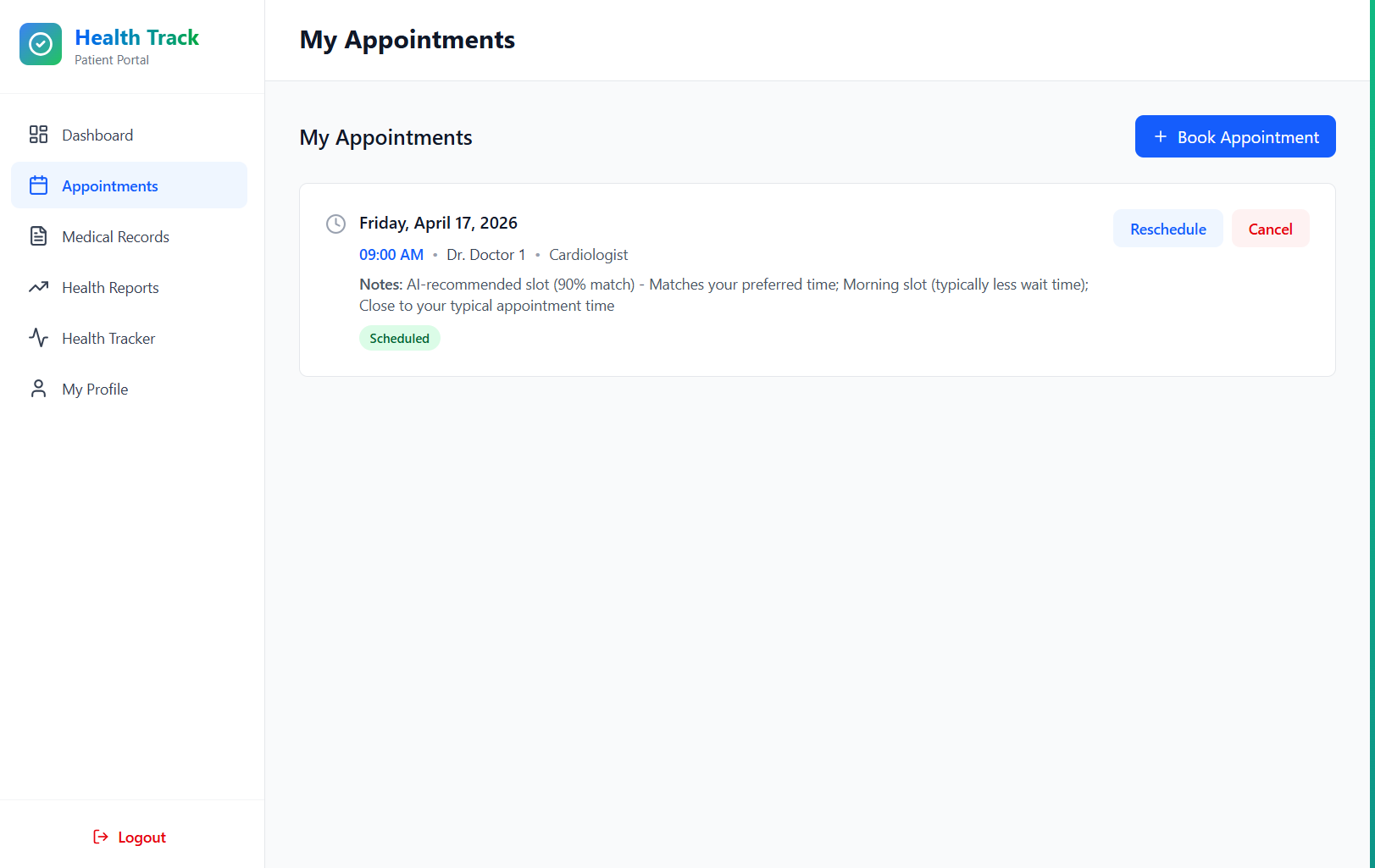 Appointment Booking 2