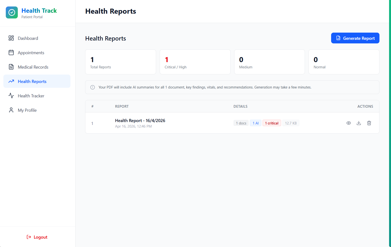 Health Reports